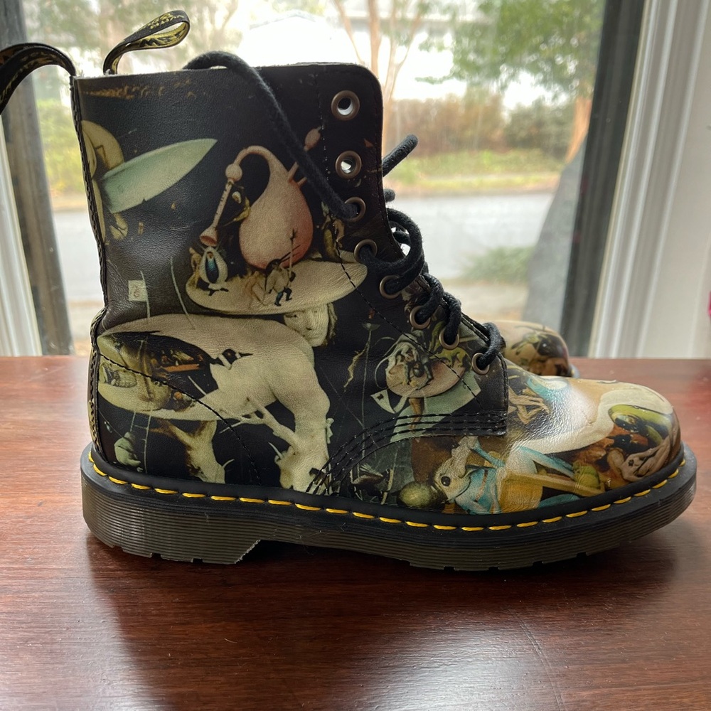 Dr. Marten Original Hieronymus Bosch Hell (Garden of Earthly Delights) boots